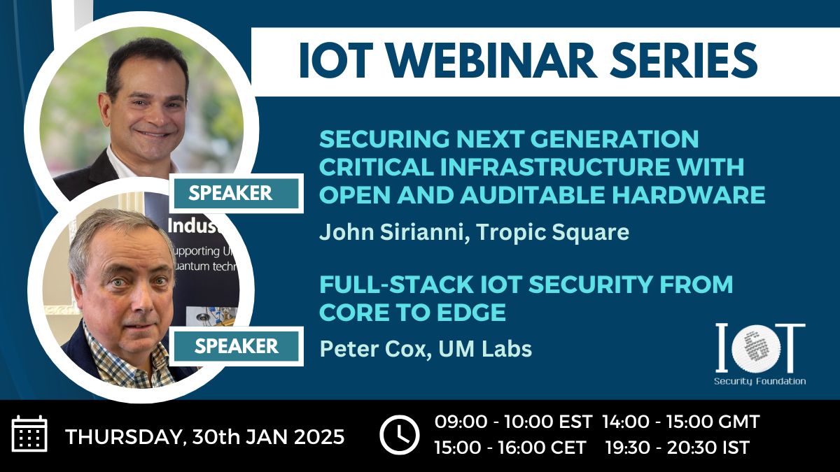 IoTSF January webinar promo