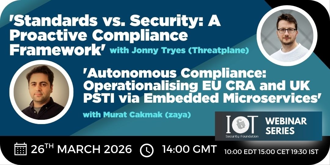IoTSF March 2026 webinar